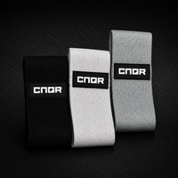 CNQR Black / Grey Booty Bands (3 Pack)
