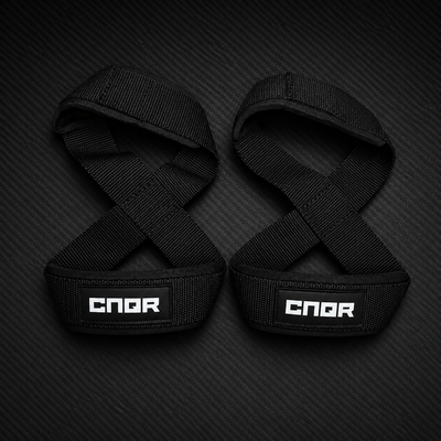 CNQR Black figure 8 straps (2 Pack)