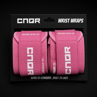 CNQR Black Wrist Wraps (2 Pack)