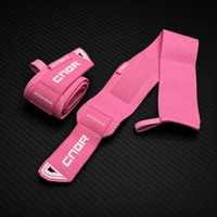 CNQR Black Wrist Wraps (2 Pack)